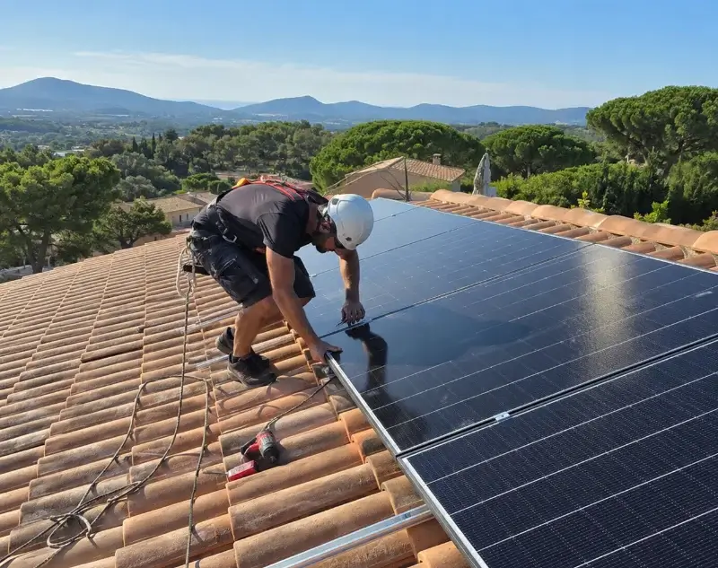 Installateur panneaux solaires Saussenac — pose photovoltaïque sur toiture