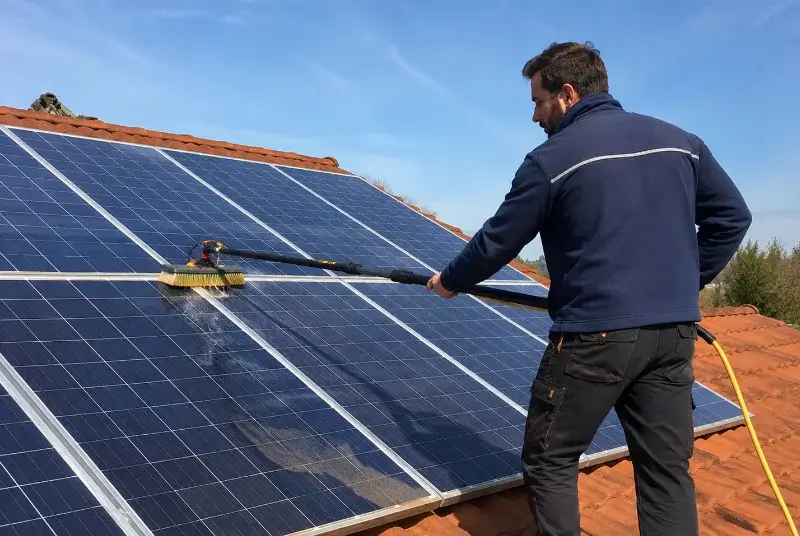 Nettoyage et entretien de panneaux solaires à Saussenac
